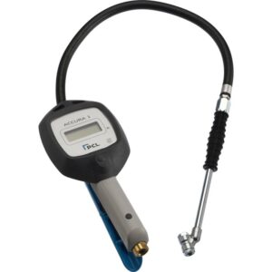ACCURA 1 Tyre Inflator 0-12 bar, 0.53m Hose Twin Hold-on Connector