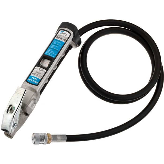 AIRFORCE MK4 High Pressure Tyre Inflator 1.8m Hose 8V1 Screw-On Connector